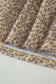 Khaki Leopard Retro Studded Star Patch Loose Tee