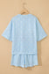 White Exposed Seam Detail Polka Dot Loose Tee Drawstring Shorts Set