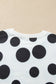 Khaki Polka Dot Long Sleeve Top Drawstring Relaxed Pants Set