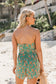 Following A Daydream Printed Green Romper