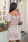 Garden Picnics Smocked Floral Multi Dress