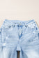Beau Blue Light Wash Distressed Straight Jeans