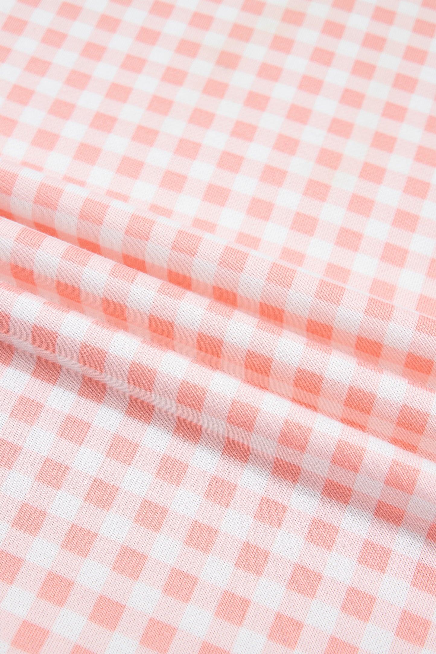 Red Color Block Plaid Patchwork Long Sleeve Pullover Wide Leg Pant Set