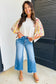 Beige Floral Patchwork Half Batwing Sleeve Blouse
