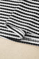 Brown Stripe Breathable Textured Knit Short 2pcs Set