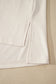 White Loose Knit Vintage Flag Bow Patched T Shirt