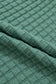 Mist Green Plus Size Solid Color Textured Knit Short Sleeve Sweater