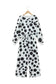 Khaki Polka Dot Long Sleeve Top Drawstring Relaxed Pants Set