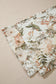 Beige Vintage Style Floral Print High Waist Wide Leg Jeans