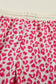 Khaki V Neck Collar Leopard Printed 2pcs Short Set