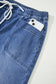 Ashleigh Blue Drawstring Waist Ankle Length Casual Jeans Regular Fit Pocket Detail Denim Pants