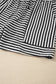 Brown Stripe Breathable Textured Knit Short 2pcs Set