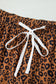 Brown Leopard Print Long Sleeve Top Relaxed Pant Set