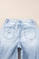 Beau Blue Light Wash Distressed Straight Jeans
