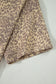 Khaki Leopard Retro Studded Star Patch Loose Tee
