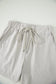 Purple Stripe Dolman Sleeve Polo Shirt and Drawstring Shorts Set