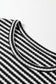 Brown Stripe Breathable Textured Knit Short 2pcs Set