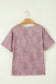 Khaki Leopard Retro Studded Star Patch Loose Tee