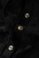 Black Half Buttons Sleeveless Wide Leg Textured Jumpsuit