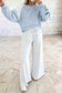 Pink Polka Dot Patchwork Colorblock Long Sleeve Casual Two Piece Pants Set