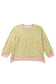 Brown Plus Size Leopard Print Contrast Polka Dot Trim Long Sleeve Top
