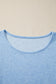 Beau Blue Cap Sleeve Matching Top and Jogger Pants Set