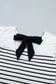 White Stripe Contrast Knot Back Ruffle Trim Tank Top
